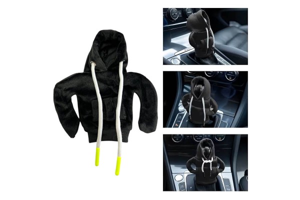 Διακοσμήτικο Κάλυμμα Universal "Φούτερ Με Κουκούλα" Μαύρο Για Πόμολο Ταχυτήτων Διακοσμήτικο Κάλυμμα Universal "Φούτερ Με Κουκούλα" Μαύρο Για Πόμολο Ταχυτήτων