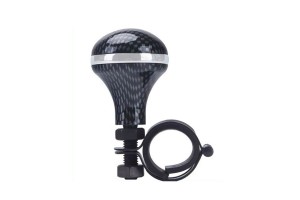 Τεμπέλης Τιμονιού Carbon Με Δαχτυλίδι Χρωμίου 1 Τεμάχιο