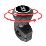 Τεμπέλης Τιμονιού Μαύρος "Spinner" 1 Τεμάχιο