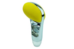 Πόμολο Λεβιέ Ταχυτήτων Με 3 Τρύπες Κίτρινο-Νίκελ