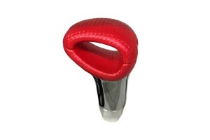 Πόμολο Λεβιέ Ταχυτήτων Κόκκινο-Νίκελ Οβάλ Με Τρύπα