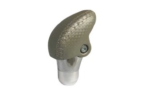 Πόμολο Λεβιέ Ταχυτήτων Οβάλ Σπαστό Γκρι-Νίκελ