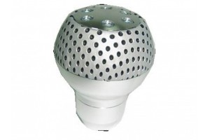 Πόμολο Λεβιέ Ταχυτήτων Στρόγγυλο Γκρι-Μαύρο Με Βίδες