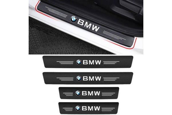 Διακοσμητικά Εσωτερικά Μασπιέ Πόρτας Carbon Look Bmw Αυτοκόλλητα 4 Τεμάχια