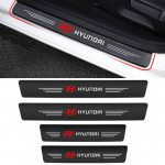 Διακοσμητικά Εσωτερικά Μασπιέ Πόρτας Carbon Look Hyundai Αυτοκόλλητα 4 Τεμάχια