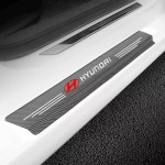 Διακοσμητικά Εσωτερικά Μασπιέ Πόρτας Carbon Look Hyundai Αυτοκόλλητα 4 Τεμάχια