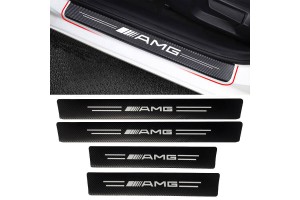 Διακοσμητικά Εσωτερικά Μασπιέ Πόρτας Carbon Look Amg Αυτοκόλλητα 4 Τεμάχια