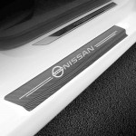 Διακοσμητικά Εσωτερικά Μασπιέ Πόρτας Carbon Look Nissan Αυτοκόλλητα 4 Τεμάχια