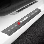 Διακοσμητικά Εσωτερικά Μασπιέ Πόρτας Carbon Look Suzuki Αυτοκόλλητα 4 Τεμάχια