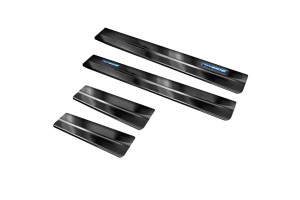 Διακοσμητικά Εσωτερικά Μασπιέ Πόρτας Για Toyota Rav4 16-18 / Toyota C-ΗR 2016+ Ηybrid Μαύρα Αυτοκόλλητα 4 Τεμάχια 2/23008