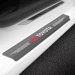 Διακοσμητικά Εσωτερικά Μασπιέ Πόρτας Carbon Look Toyota Αυτοκόλλητα 4 Τεμάχια