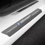 Διακοσμητικά Εσωτερικά Μασπιέ Πόρτας Carbon Look Volkswagen Αυτοκόλλητα 4 Τεμάχια