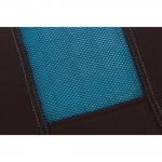 Ανατομικό-Ορθοπεδικό Μαξιλαράκι Μέσης Gel 38x35x10cm Μαύρο-Μπλε 1 Τμχ