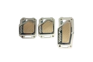 Πεντάλ Αλουμινίου Universal Crystal 3 Τεμάχια