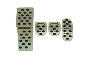 Πεντάλ Αλουμινίου Και Footrest Συμβατά Με Mazda 6 Μη Αυτόματο Σετ 4 Τεμάχια