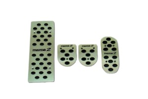 Πεντάλ Αλουμινίου Και Footrest Συμβατά Με Mazda 2 Σετ 4 Τεμάχια