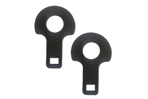 Απενεργοποιητές Ζωνών Universal Πλαστικοί Μαύροι Με Μικρή Τρύπα 2 Τεμάχια