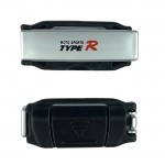 Στοπ Ζώνης Ασφαλείας Ασημί Type-R TR-2538 2 Τεμάχια