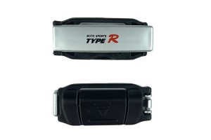 Στοπ Ζώνης Ασφαλείας Ασημί Type-R TR-2538 2 Τεμάχια