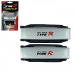 Στοπ Ζώνης Ασφαλείας Ασημί Type-R TR-2538 2 Τεμάχια