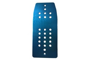 Footrest Αλουμινίου Universal Μπλε 19.5x9cm 1Τμχ