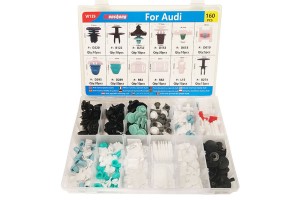 Κουμπώματα Ταπετσαρίας Αυτοκινήτου Για Audi (12 Διαφορετικά Σχέδια) 160 Τεμάχια