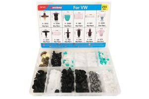 Κουμπώματα Ταπετσαρίας Αυτοκινήτου Για Vw (12 Διαφορετικά Σχέδια) 255 Τεμάχια