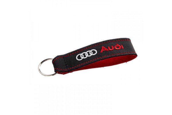 Μπρελόκ Κλειδιών Υφασμάτινο Κεντητό Δύο Όψεων Audi