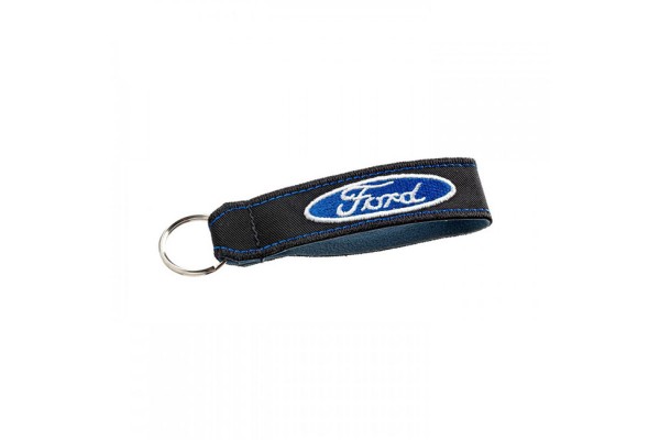 Μπρελόκ Κλειδιών Υφασμάτινο Κεντητό Δύο Όψεων Ford