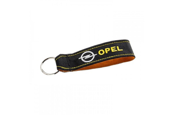 Μπρελόκ Κλειδιών Υφασμάτινο Κεντητό Δύο Όψεων Opel