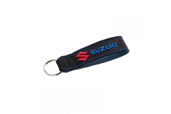 Μπρελόκ Κλειδιών Υφασμάτινο Κεντητό Δύο Όψεων Suzuki