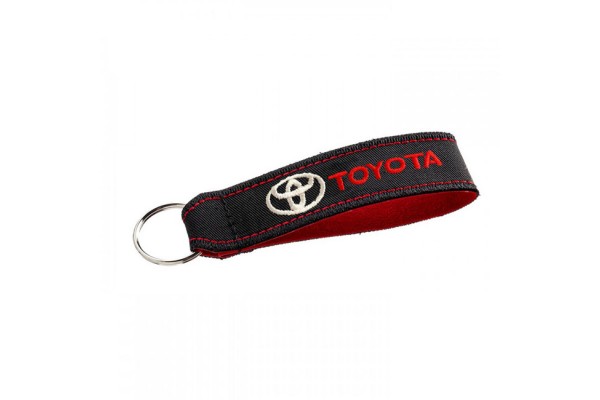 Μπρελόκ Κλειδιών Υφασμάτινο Κεντητό Δύο Όψεων Toyota