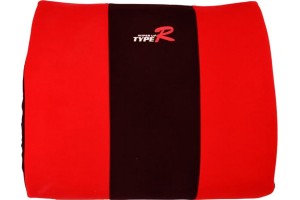 Μαξιλάρι Μέσης Type-R Για Το Κάθισμα Του Αυτοκινήτου Κόκκινο-Μαύρο 1Τμχ
