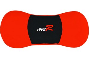 Μαξιλαράκι Αυχένα Type-R Για Το Κάθισμα Του Αυτοκινήτου Κόκκινο-Μαύρο 1Τμχ
