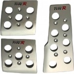 Πεντάλ Αλουμινίου Universal Type-R 2407 Ασημί Σετ 3 Τεμάχια