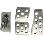 Πεντάλ Αλουμινίου Universal Type-R 2407 Ασημί Σετ 3 Τεμάχια