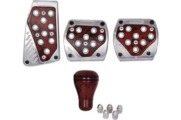 Πεντάλ Αλουμινίου Universal Deluxe Sports Kit Ξύλο 5 Τμχ Πεντάλ Αλουμινίου Universal Deluxe Sports Kit Ξύλο 5 Τμχ