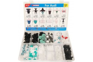 Κουμπώματα Ταπετσαρίας Αυτοκινήτου Για Audi (12 Διαφορετικά Σχέδια) 160 Τεμάχια