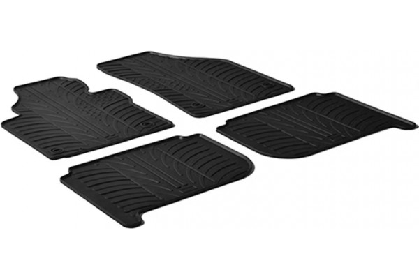 Πατάκια Αυτοκινήτου Gledring (0067) Συμβατά Με Vw Touran 2003 / 2010+ 4Τμχ