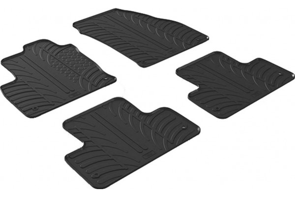 Πατάκια Αυτοκινήτου Gledring (0521) Συμβατά Με Land Rover Range Rover Evoque 2011-01.2019 4Τμχ