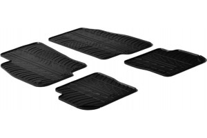 Πατάκια Αυτοκινήτου Gledring (0139) Συμβατά Με Fiat Punto Evo 2010-2014 4Τμχ
