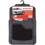 Πατάκια Αυτοκινήτου Style Mat Με Μοκέτα Μαύρα 4 Τεμάχια