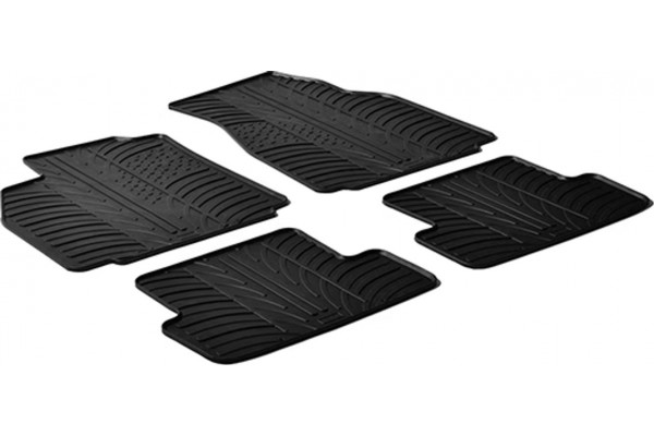 Πατάκια Αυτοκινήτου Gledring (0042) Συμβατά Με Renault Megane Ii 2002-2008 4Τμχ