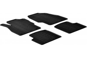 Πατάκια Αυτοκινήτου Gledring (0080) Συμβατά Με Opel Corsa D 2006+ 4 Τεμάχια