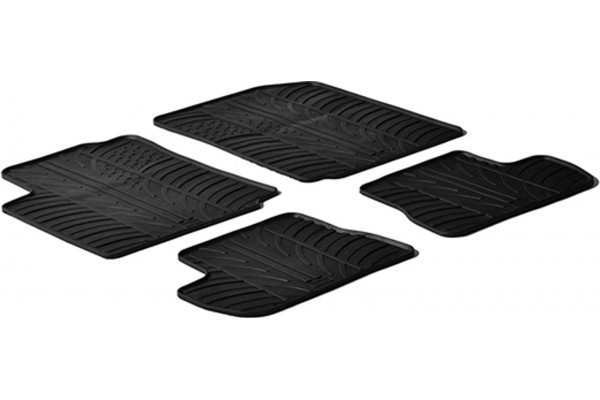 Πατάκια Αυτοκινήτου Gledring (0112) Συμβατά Με Citroen C2 2003+ 4Τμχ