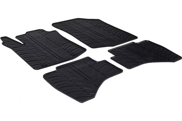 Πατάκια Αυτοκινήτου Gledring (0161) Συμβατά Με Citroen C1 2014+ / Peugeot 108 2014+ 4Τμχ