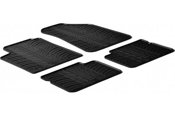 Πατάκια Αυτοκινήτου Gledring (0131) Συμβατά Με Fiat Bravo 2007+ / Lancia Delta 2009+ 5D 4Τμχ