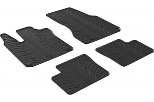 Πατάκια Αυτοκινήτου Gledring (0462) Συμβατά Με Smart 451 For Four 2014+4Τμχ