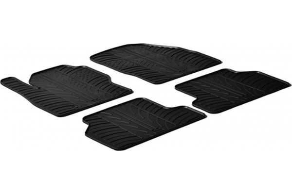 Πατάκια Αυτοκινήτου Gledring (0281) Συμβατά Με Ford Focus 2005+ / 2009+ 4Τμχ