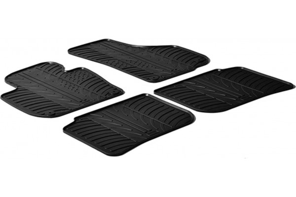 Πατάκια Αυτοκινήτου Gledring (0335) Συμβατά Με Skoda Superb 2009-03.2015 4Τμχ